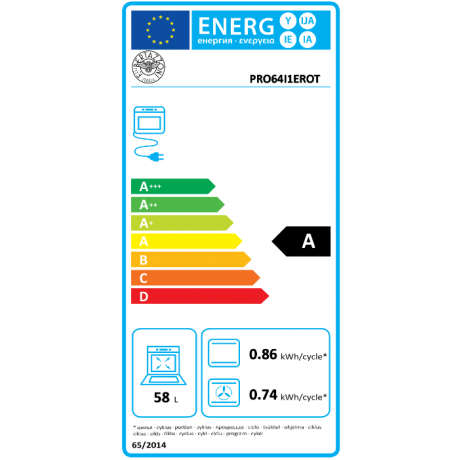 BERTAZZONI PRO6 4I 1E RO T Κουζίνα Ηλεκτρική με Επαγωγικές Εστίες 60cm Κόκκινο